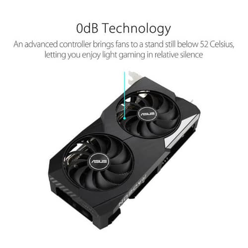 Asus Dual RX 6650 XT OC 8GB Gaming Graphics Card